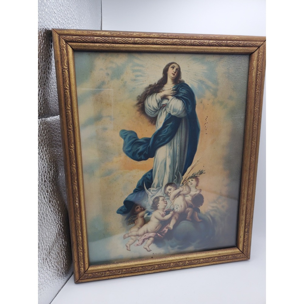 Vintage 1935 Murillo Immaculate Conception Framed Print